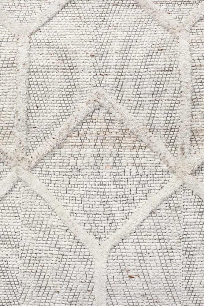 Visions Winter Grey Brush Modern Rug