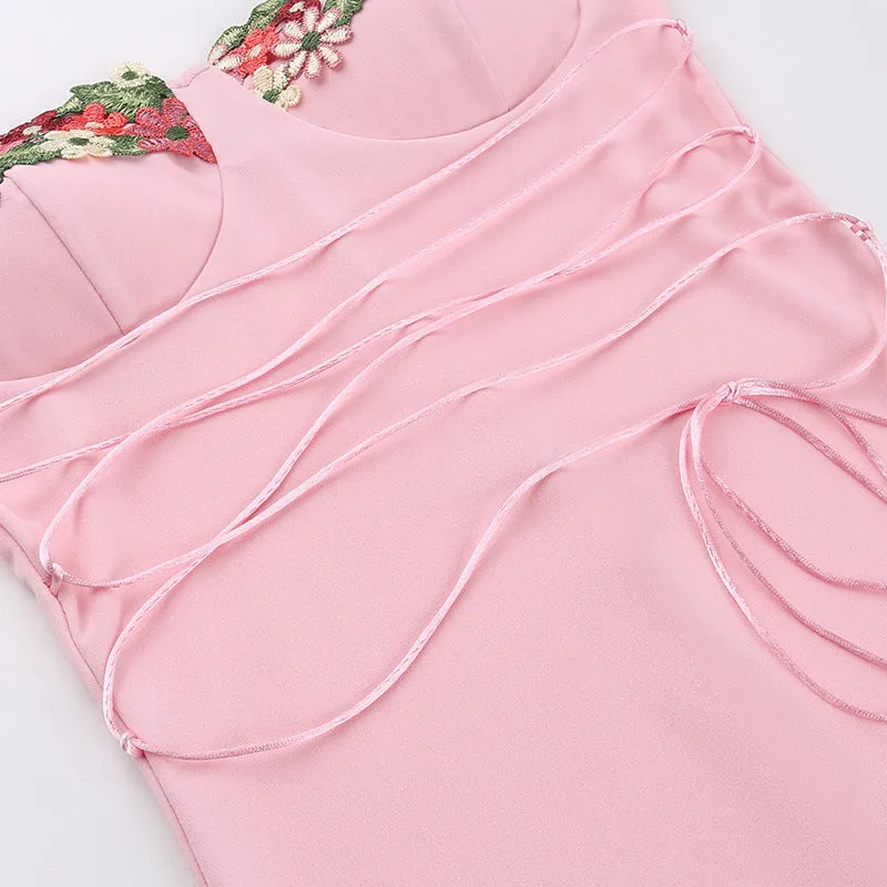 Waist Girdling Band Sexy Sheath Dress