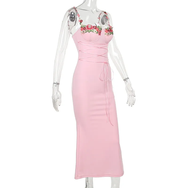 Waist Girdling Band Sexy Sheath Dress