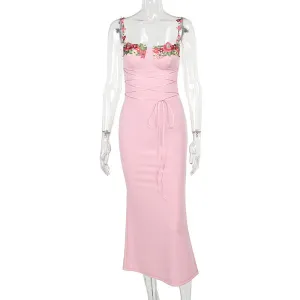 Waist Girdling Band Sexy Sheath Dress