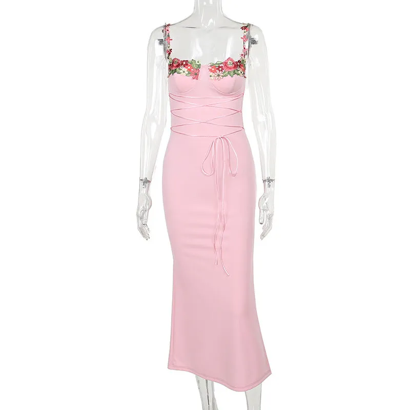 Waist Girdling Band Sexy Sheath Dress