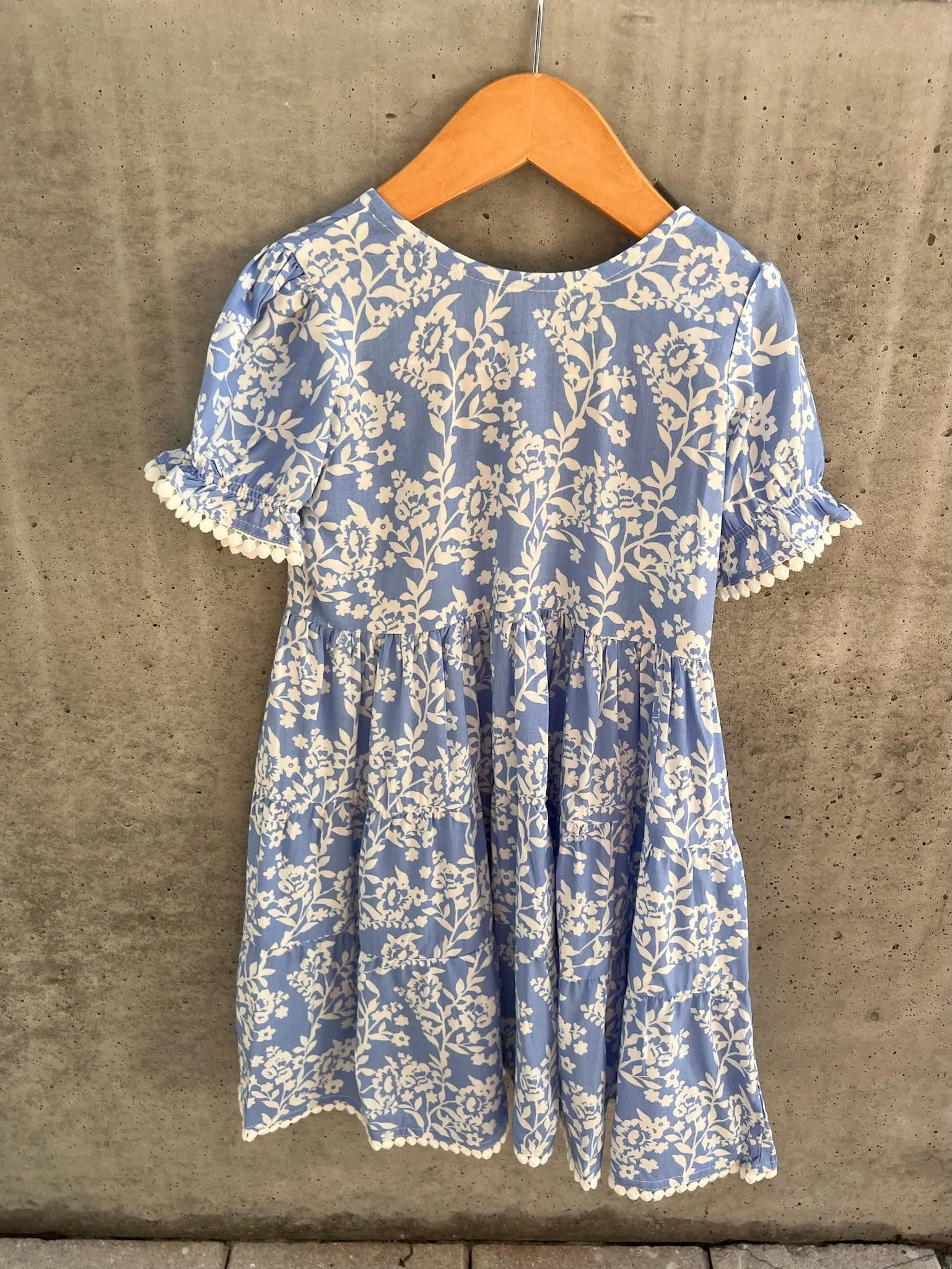 Walker & Wade Girls Annie Dress Periwinkle