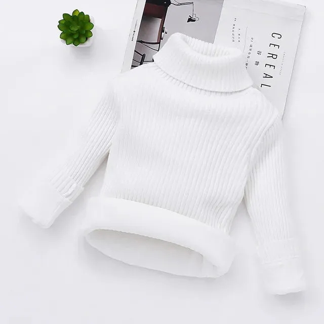 Warming Turtleneck Jumper - Soft And Comfortable For Kids