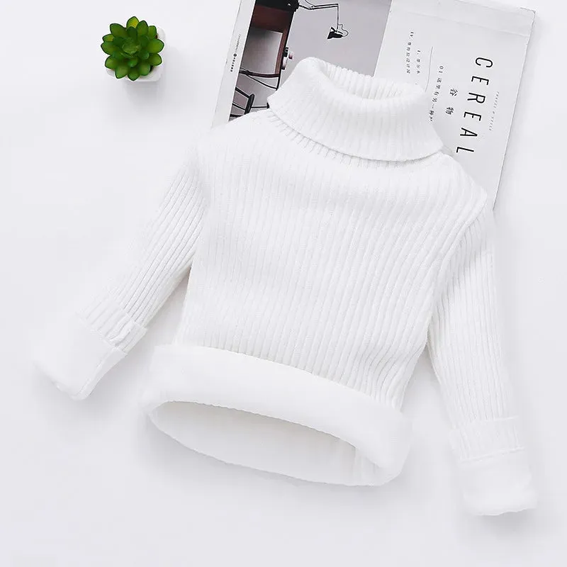 Warming Turtleneck Jumper - Soft And Comfortable For Kids