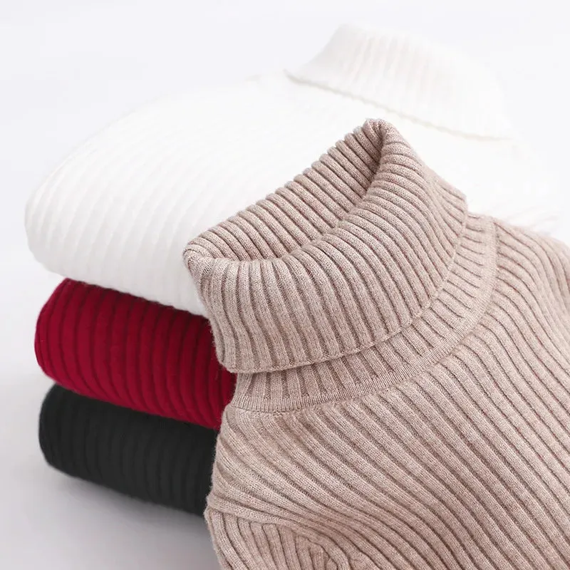 Warming Turtleneck Jumper - Soft And Comfortable For Kids
