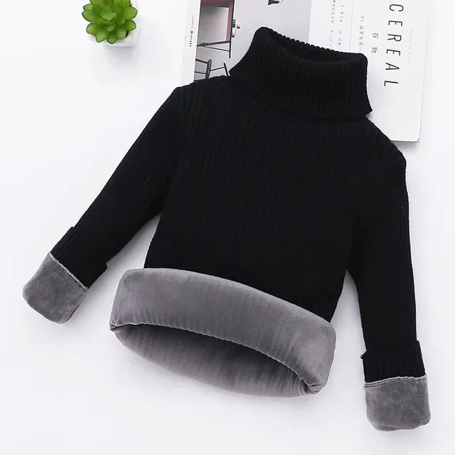 Warming Turtleneck Jumper - Soft And Comfortable For Kids