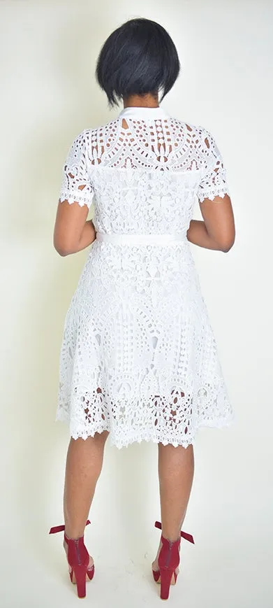 White out dress