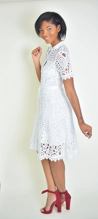 White out dress