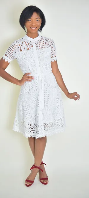 White out dress