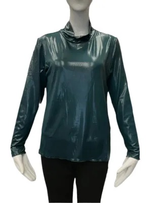 Winter Green Shimmer Top