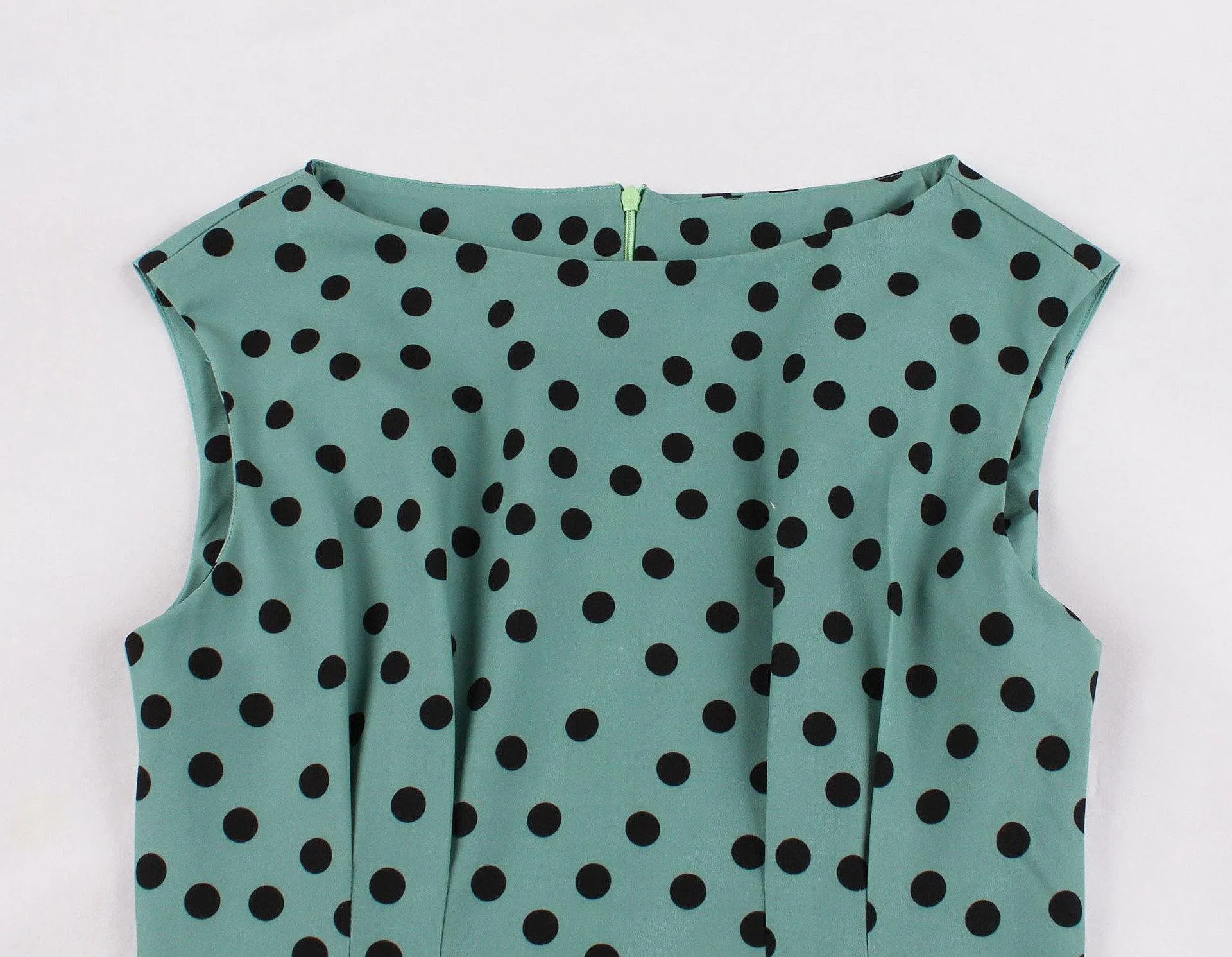 Women Summer Dot Print Retro Dresses