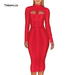 Women's Bandage Body-con Dress.