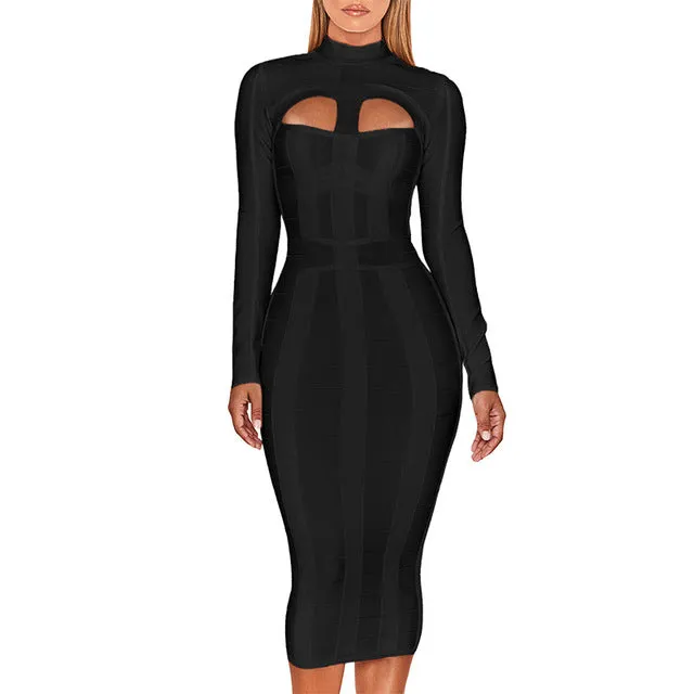 Women's Bandage Body-con Dress.
