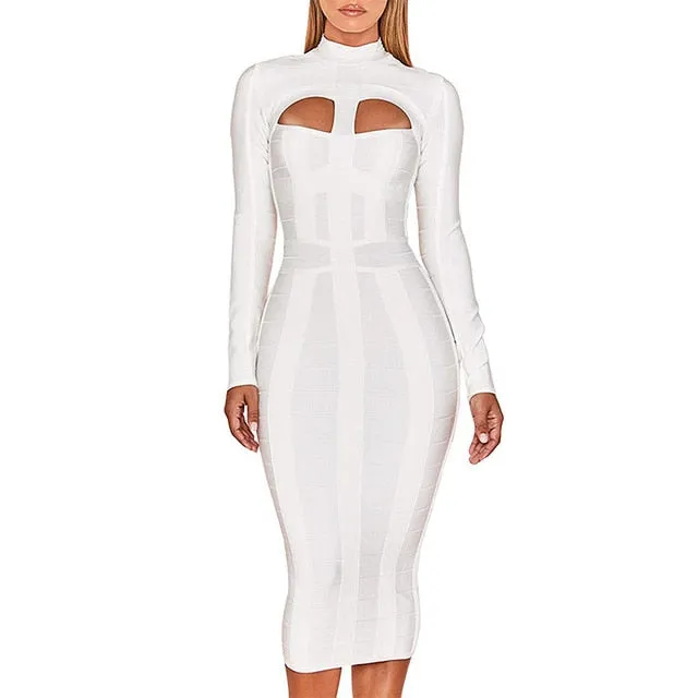 Women's Bandage Body-con Dress.
