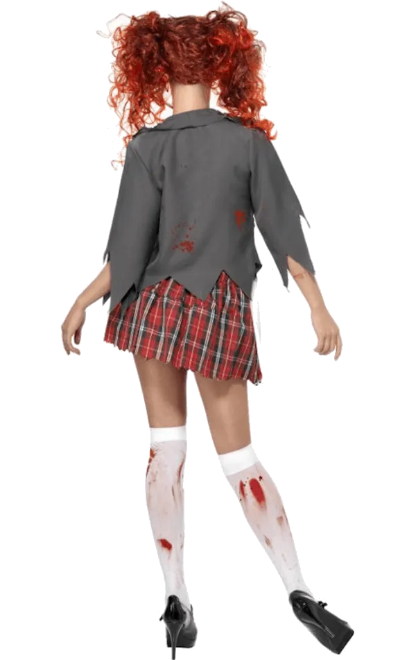 Womens Zombie High School Girl Costume