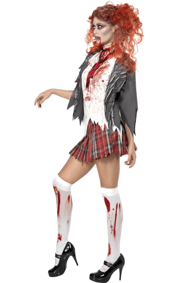 Womens Zombie High School Girl Costume