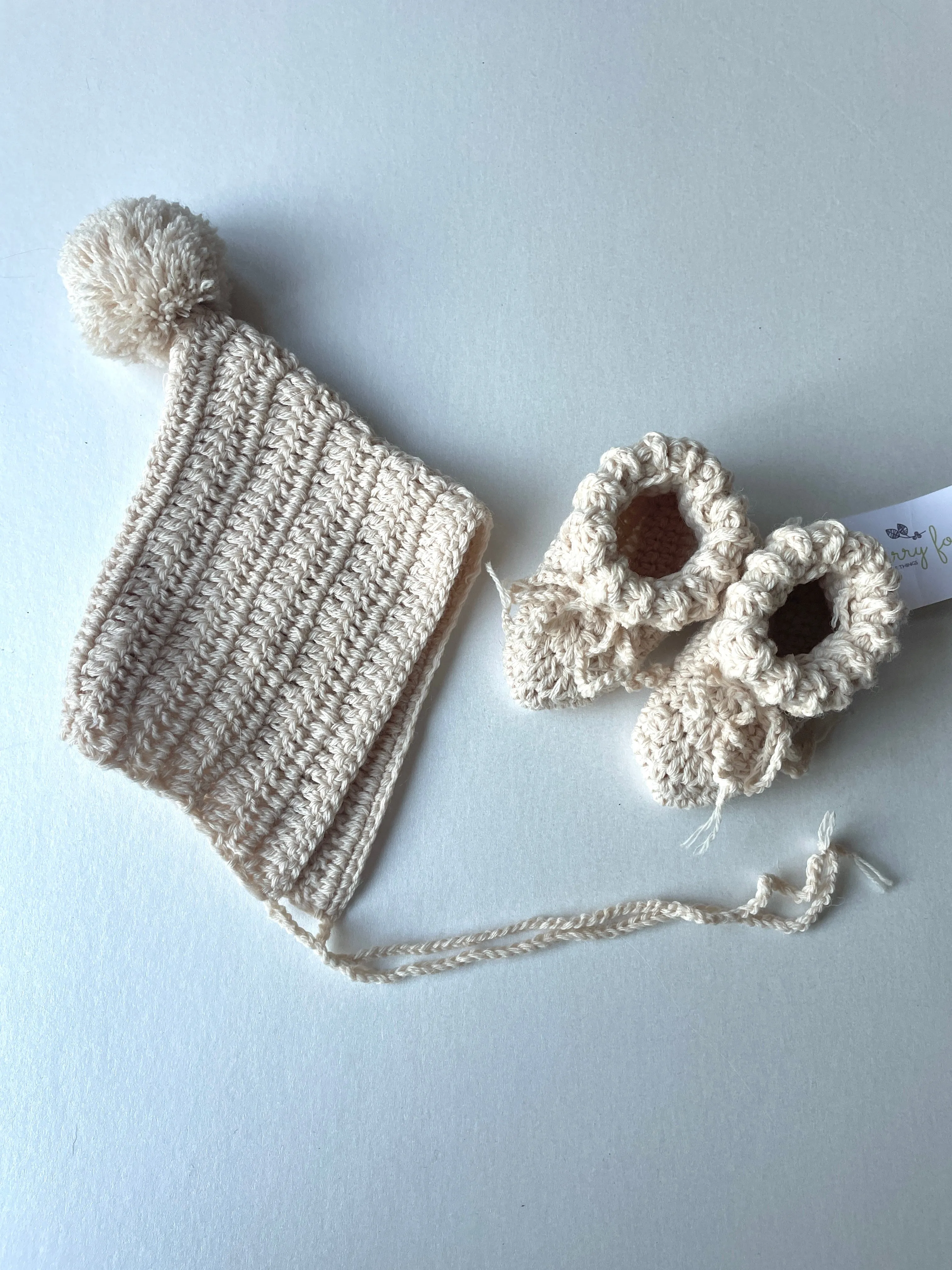 Wool Pixie Bonnet