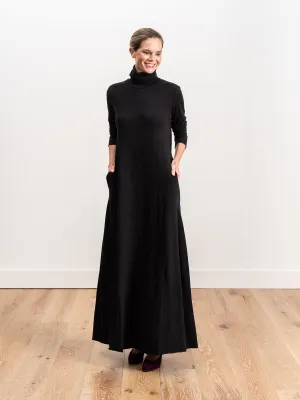 wool turtleneck dress