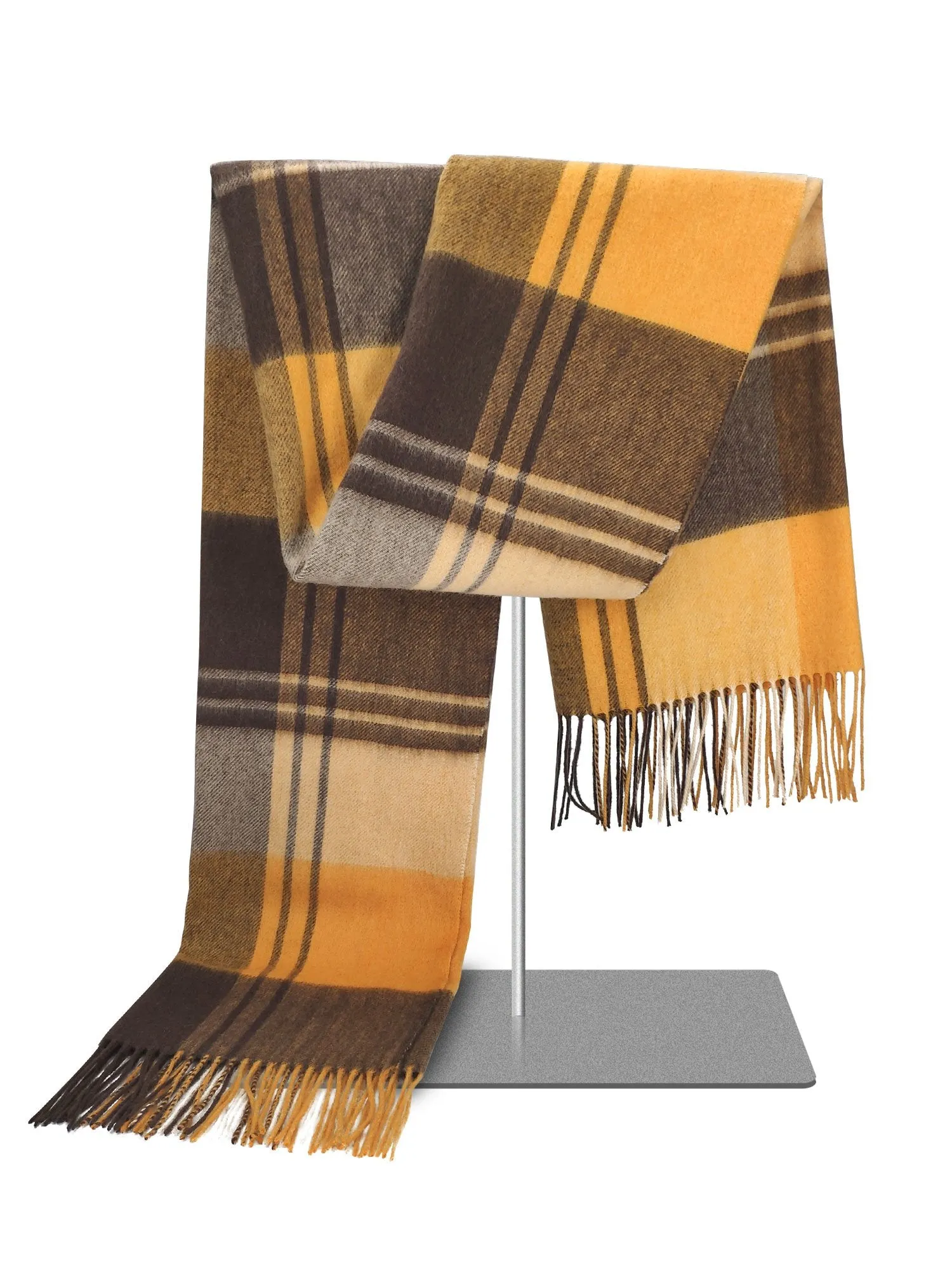 Woolen Bloom Winter Fringed Scarf Wool Shawl Wrap Blanket
