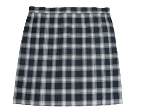 Youth Skirt, Plaid #64 kick Pleat knee length