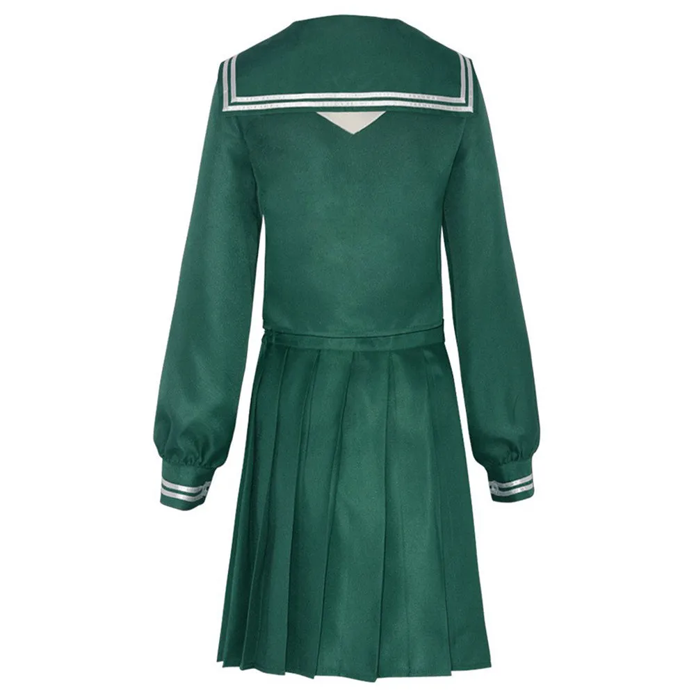 Yuu☆Yuu☆Hakusho 2023 Yukimura Keiko TV Character Green School Uniform Dress Cosplay Costume Outfits