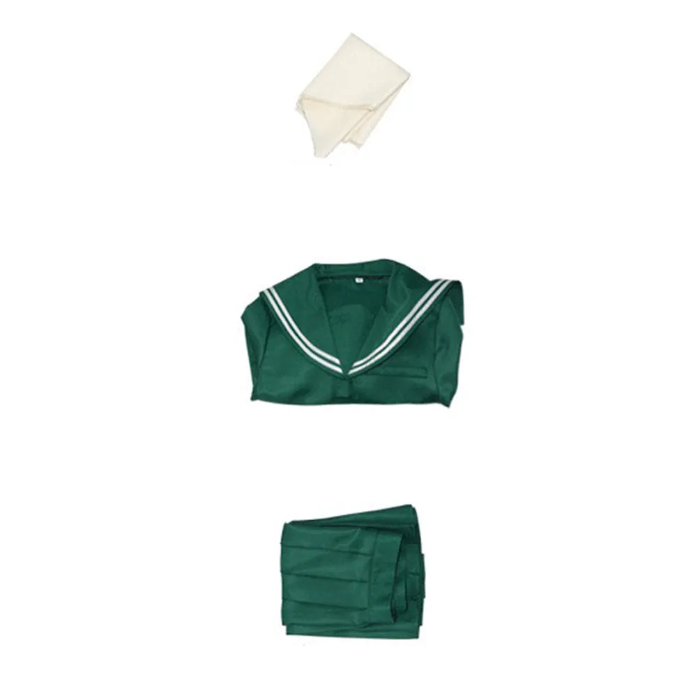 Yuu☆Yuu☆Hakusho 2023 Yukimura Keiko TV Character Green School Uniform Dress Cosplay Costume Outfits