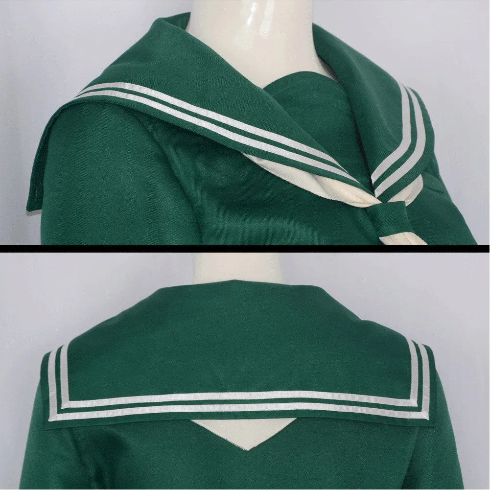 Yuu☆Yuu☆Hakusho 2023 Yukimura Keiko TV Character Green School Uniform Dress Cosplay Costume Outfits