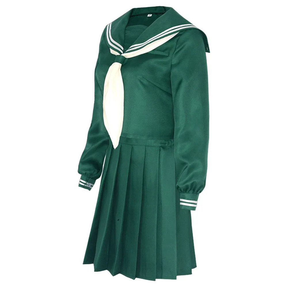 Yuu☆Yuu☆Hakusho 2023 Yukimura Keiko TV Character Green School Uniform Dress Cosplay Costume Outfits